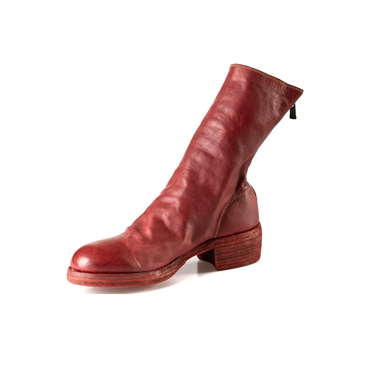 GUIDI 788Z Ankle Boots Women's Bordeaux Red-2