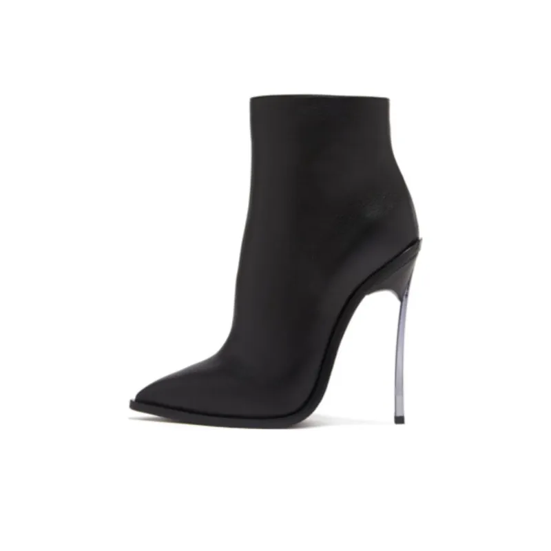 Casadei Pointed Leather Boots-0