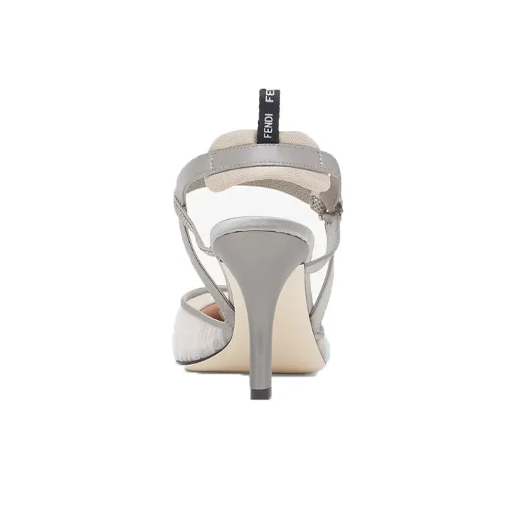 FENDI Colibri High Heels Women's Gray-2