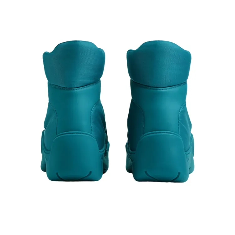Bottega Veneta Puddle Bomber Ankle Boot Teal-3