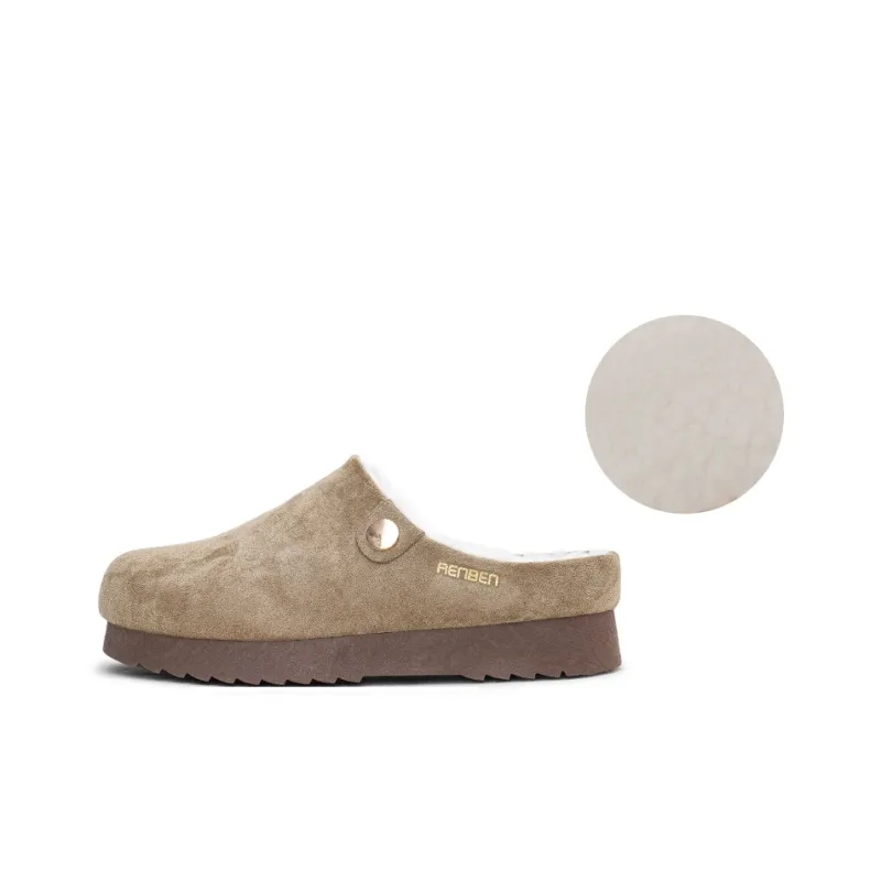Humanism 1986 Multi Layer Sole Closed Toe Slippers Women's-11