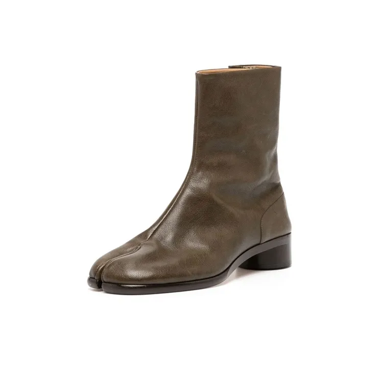Maison Margiela Tabi Ankle Boots Men's Dark Green-2