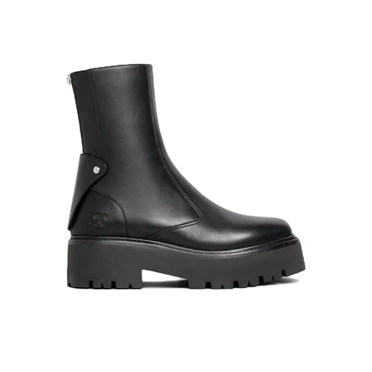 CELINE Bulky Ankle Boots Women's Black-2
