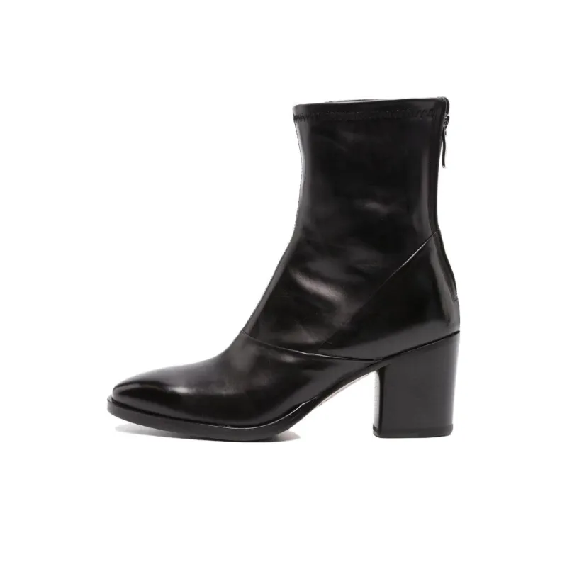 Alberto Fasciani Ursula 70mm Leather Ankle Boots-0