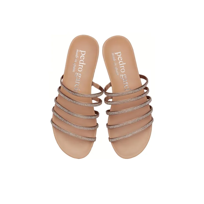 Pedro García Slide Slippers Women's Brown-4