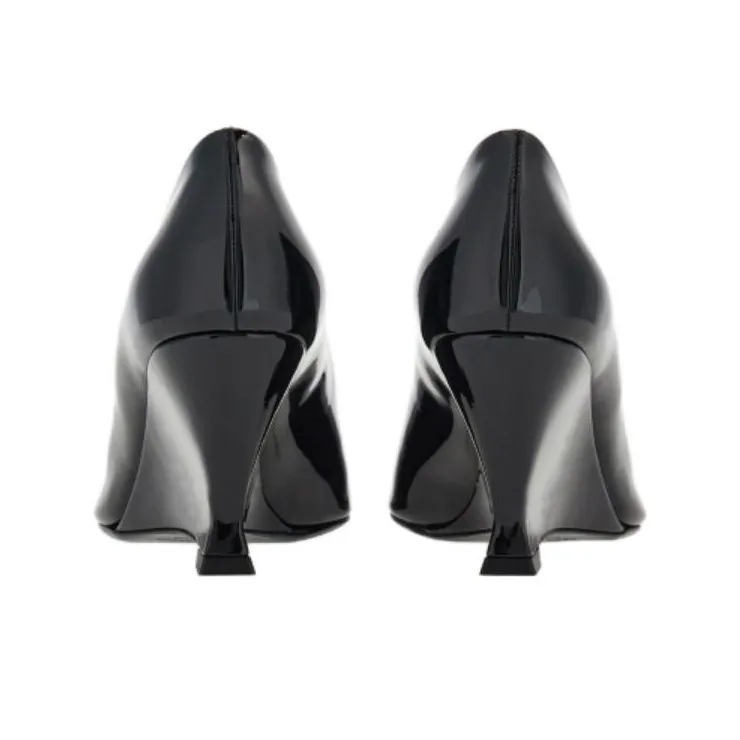 FERRAGAMO 70mm Wedge-heel Leather Pumps-4