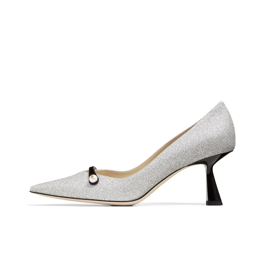 Jimmy Choo Rosalia High Heels Women's Silver - POIZON