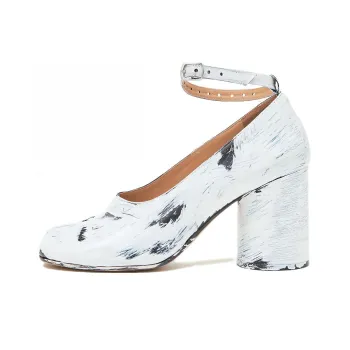 Maison Margiela Tabi Bianchetto 80mm Leather Pumps