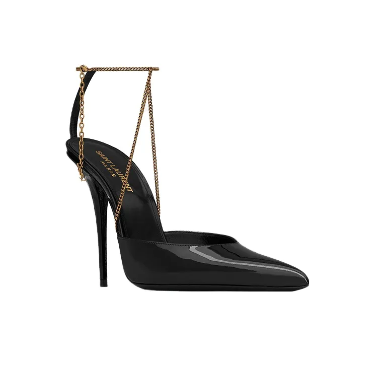 SAINT LAURENT Kayla Patent Pumps-2