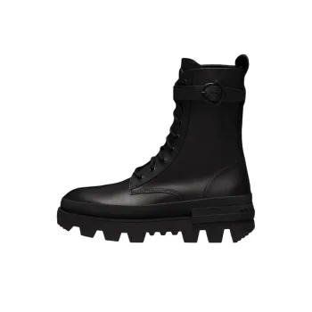 Moncler Calf Leather Lace up Boots
