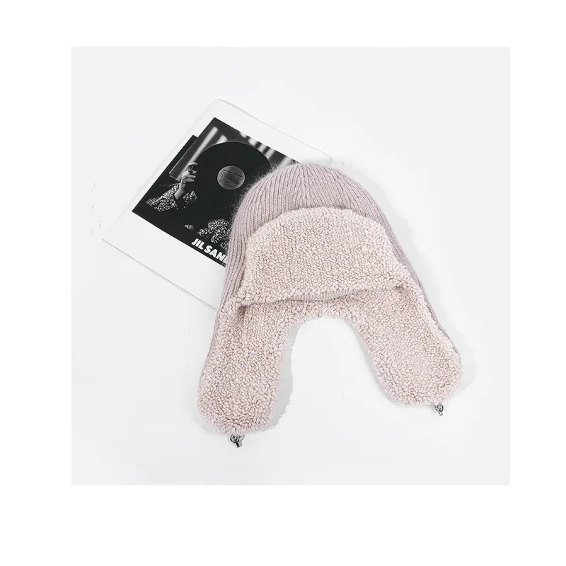 AAJF Rabbit Fur Blend Trapper Hats Unisex-12