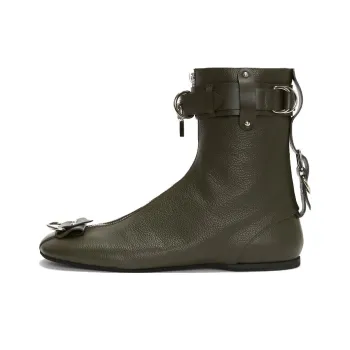 JW Anderson Padlock Ankle Boots Women's Green