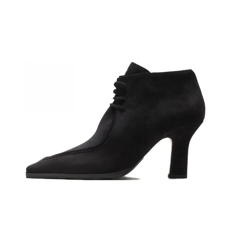 Burberry Ankle Boots 8.5cm Women's Black-0