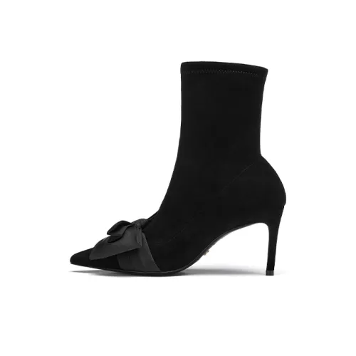 Stuart Weitzman/SW Ankle Boots 8.5cm Women's Black
