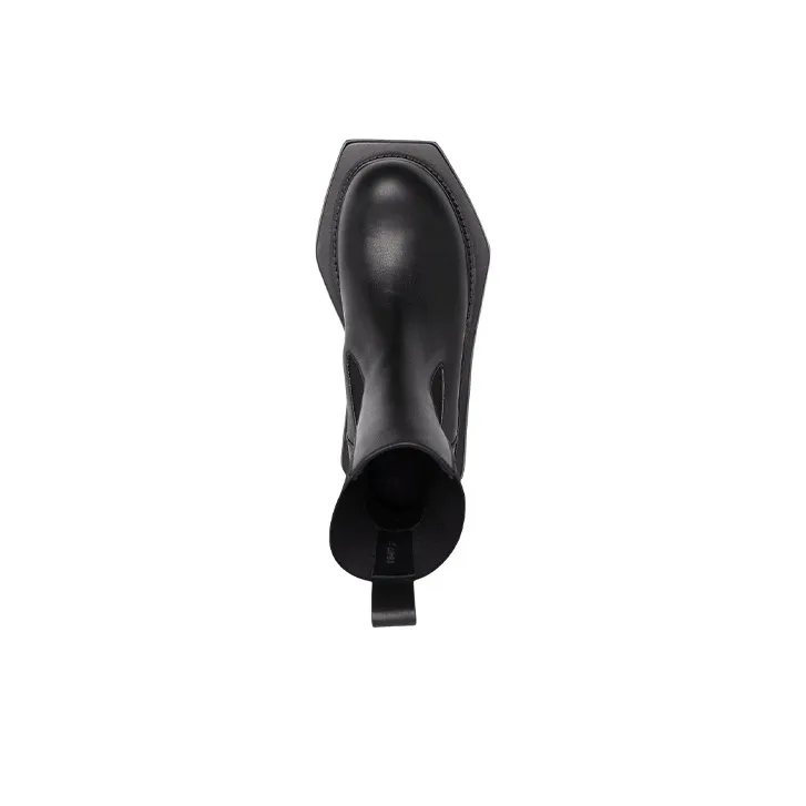 RICK OWENS/RO Short Chelsea Boots Women's Black-2
