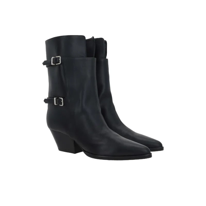 SERGIO ROSSI Pointed Toe Ankel Boots Women's-2