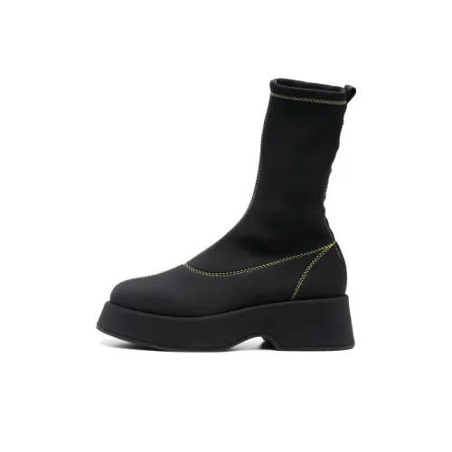 GANNI Retro Flatform Ankle Boots