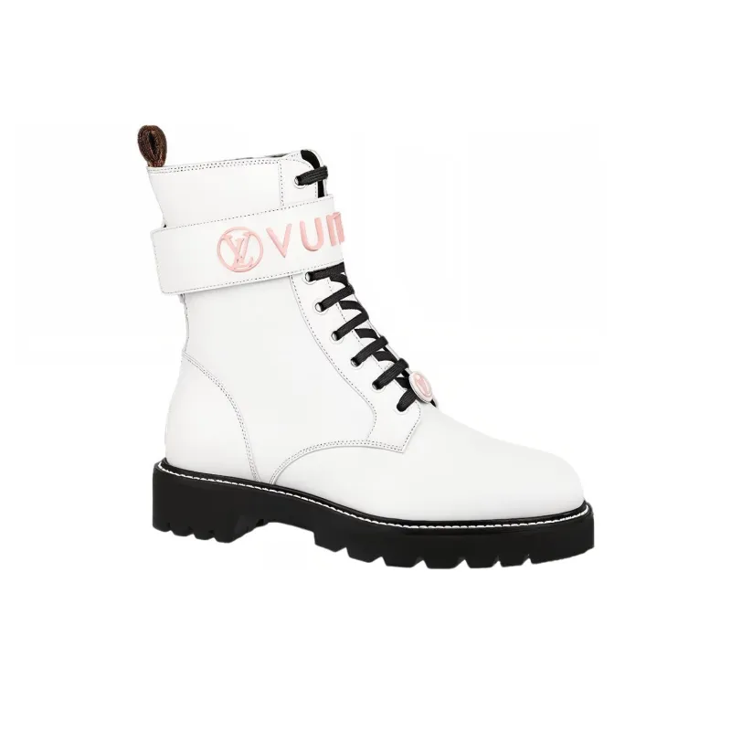 LOUIS VUITTON Territory Boots 'White' Women's-1