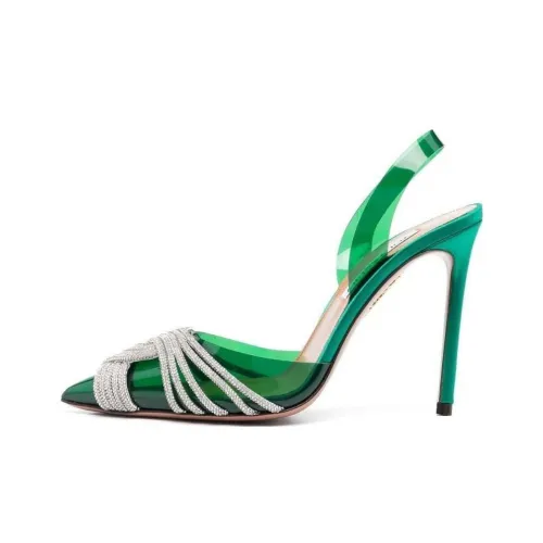 AQUAZZURA Gatsby 105mm Slingback Pumps
