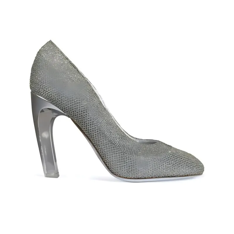 Valentino High Heels Women's Silver-1