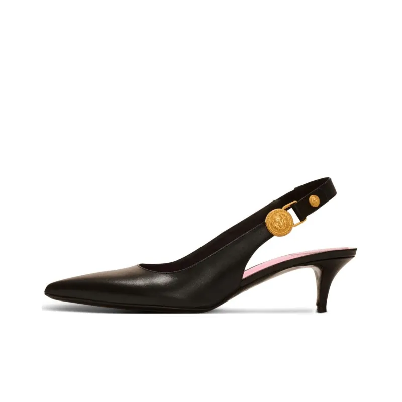 BALMAIN Eva 50mm Leather Slingback Pumps-0