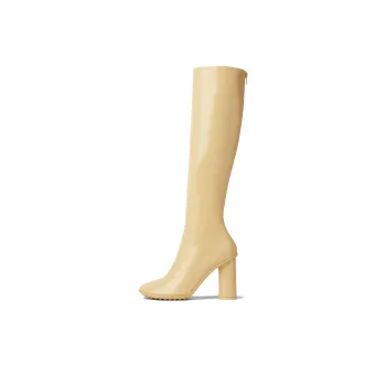 Bottega Veneta Knee high Boots Women's Rubber Yellow