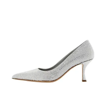 FERRAGAMO Slim Heel High Heels 7cm Women's Silver