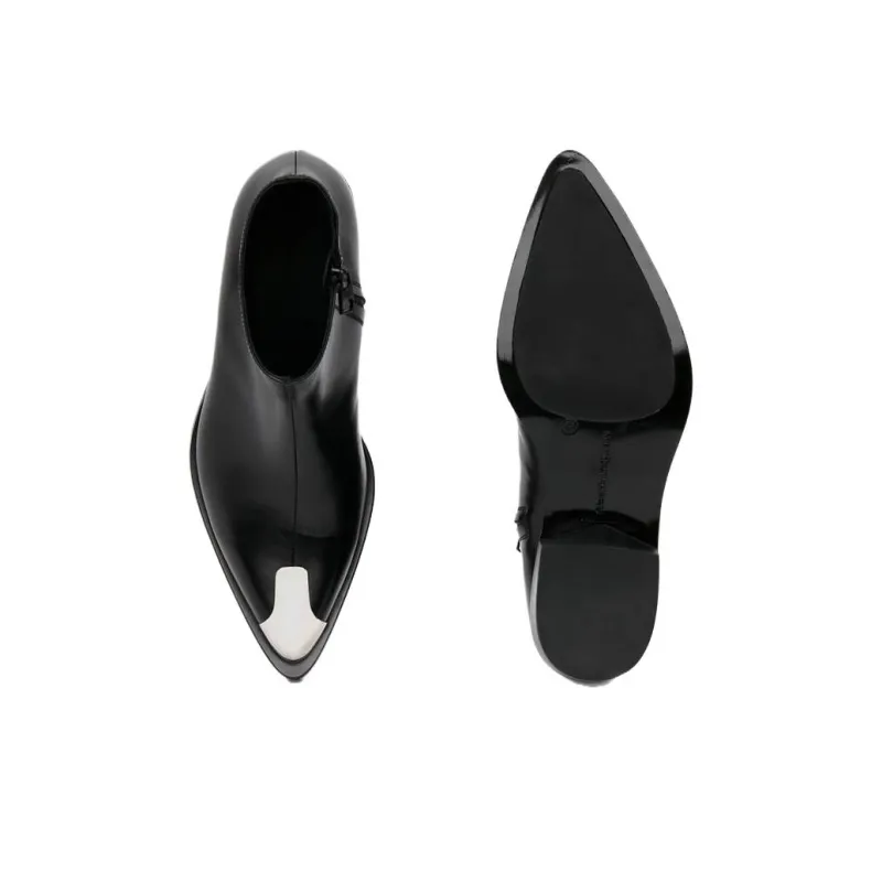 Alexander McQueen Punk Leather Boots-5