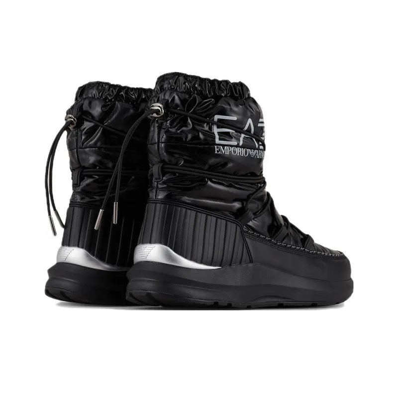 Ea7 EMPORIO ARMANI Logo print Quilted Snow Boots-3