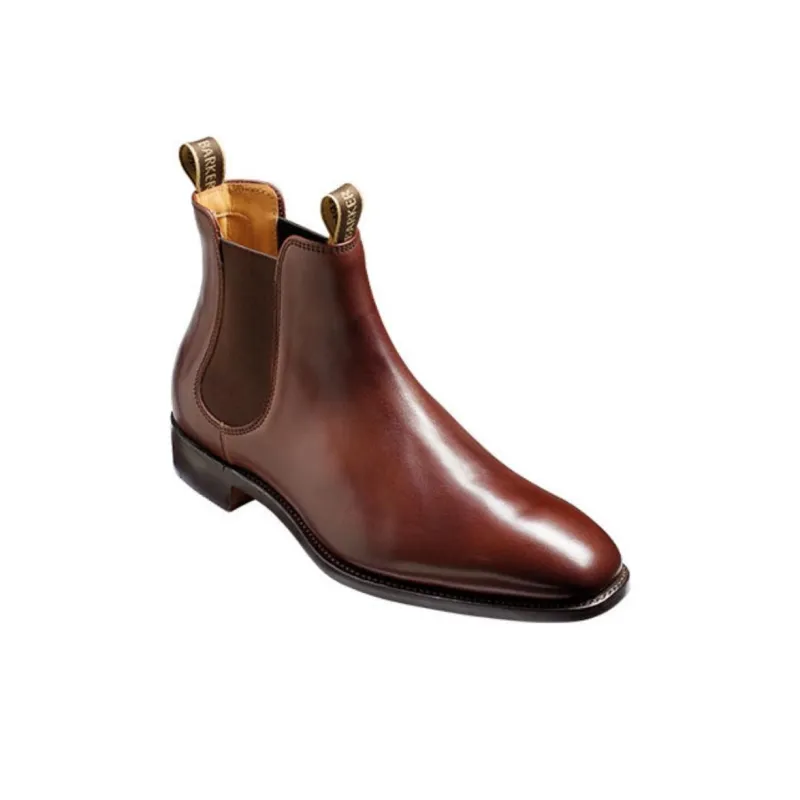 BARKER Mansfield Short Chelsea Boots Men's Dark Brown-2