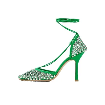 Bottega Veneta Slim Heel High Heels 9cn Women's Green
