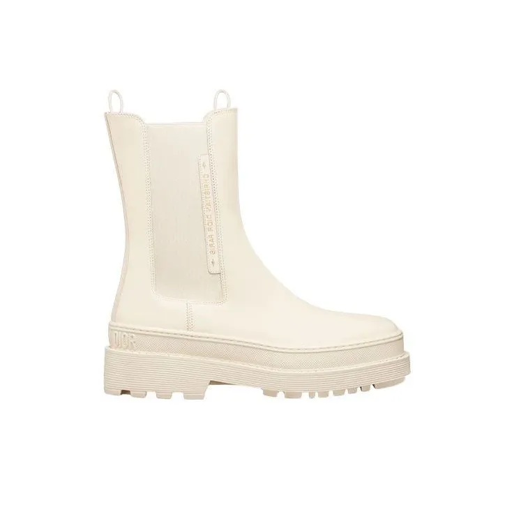 DIOR Trial Chelsea Boots Women's White-1
