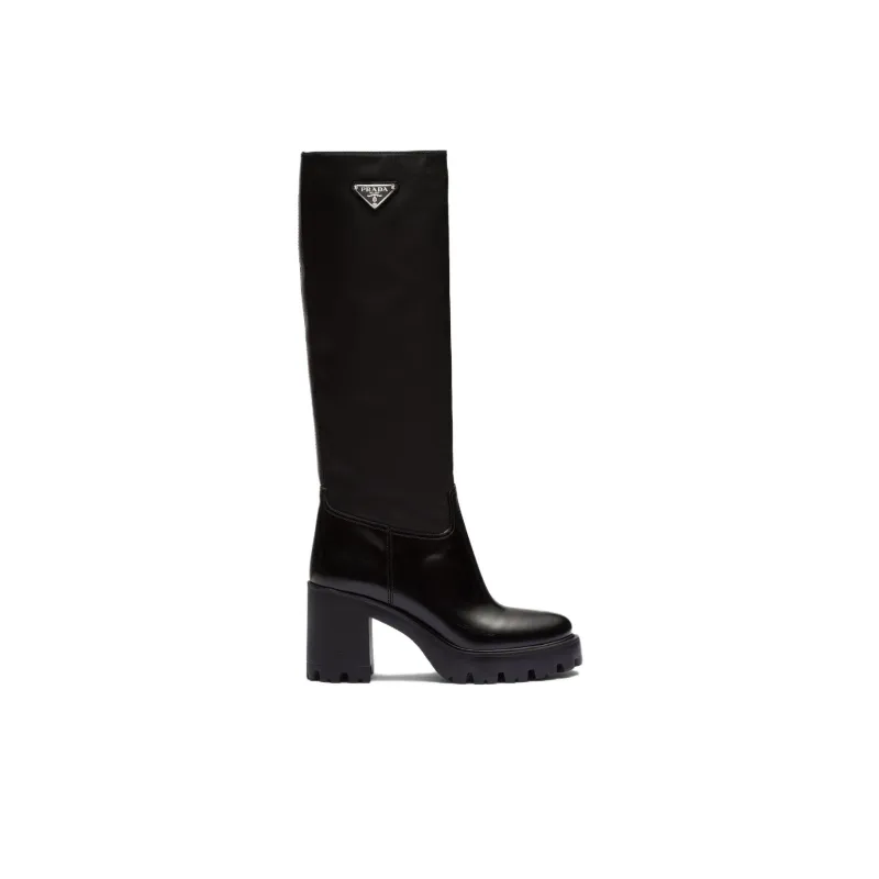 PRADA Re-Nylon Knee-high Boots-1