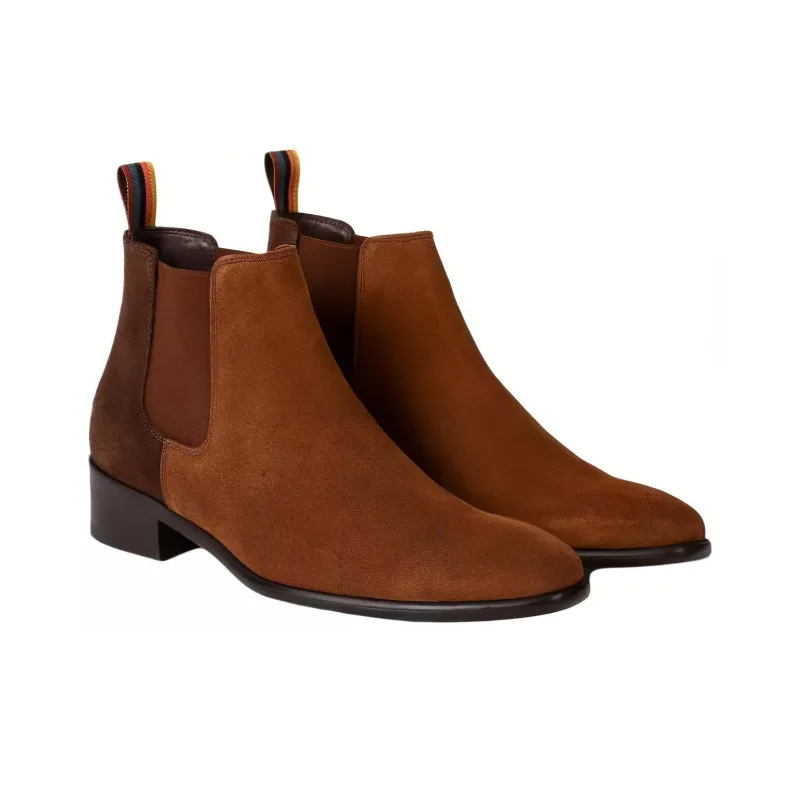 Paul Smith Short Chelsea Boots Women's Brown-2