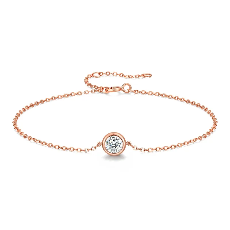 MITHAOL KUSC S925 Silver Plated 18k Gold Bracelets Women's-0