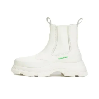 Both Gao Eva Short Chelsea Boots Unisex White