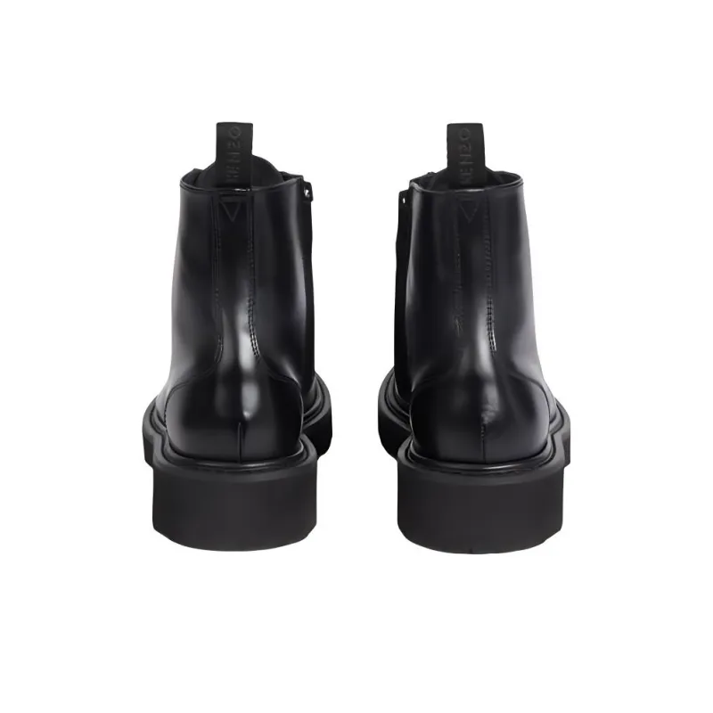 KENZO Ukio Ankle Boots 3.5cm Men's Black-4
