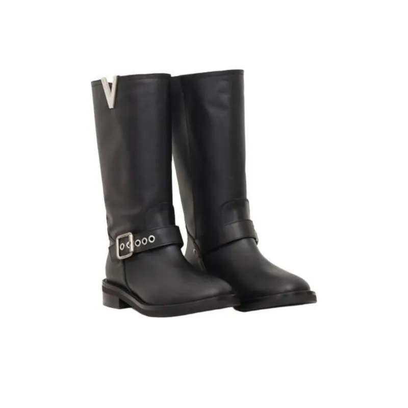 Via Roma 15 Knee high Boots Women's Black-2