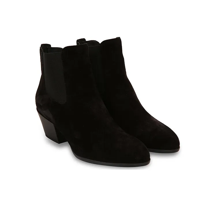 HOGAN H401 Short Chelsea Boots Women's Black-2