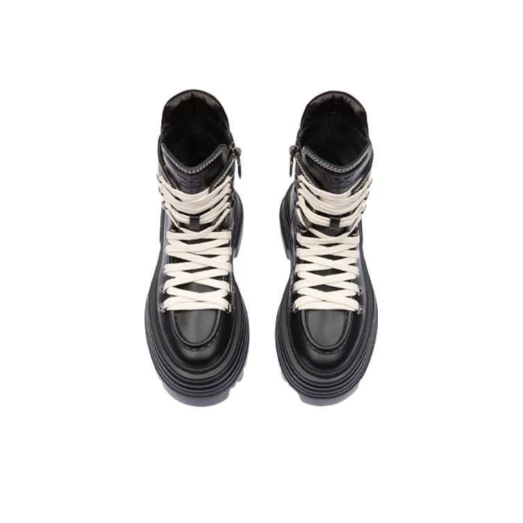BALLY Graciella Short Martin Boot Women's Black-2