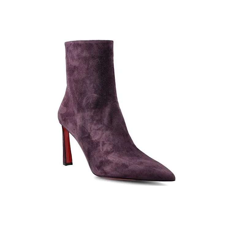 CL LUBOTING Ankle Boots Women's Dark Purple-2
