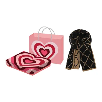 Yalu Warm Winter Gift Box Set Black Coffee