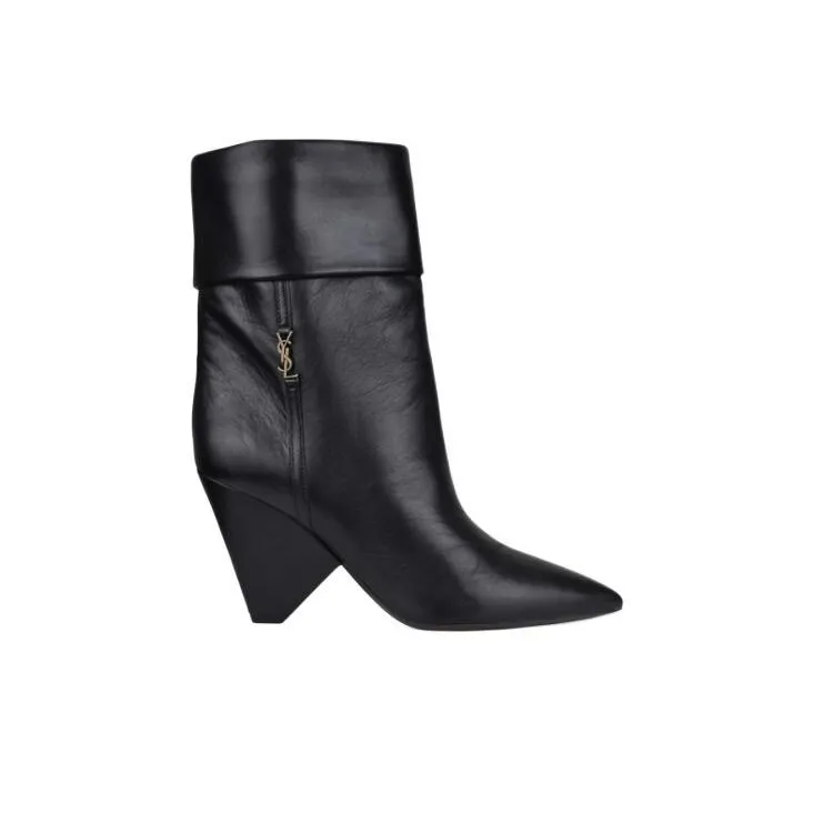 SAINT LAURENT Niki Ankle Boots Women's Black-1