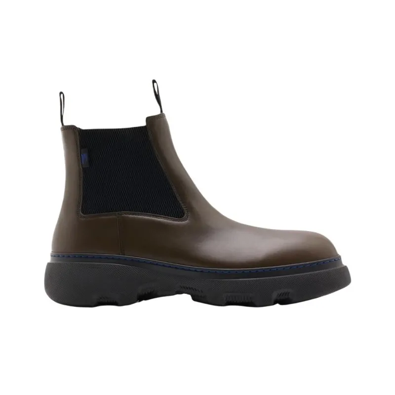 Burberry Creeper Chelsea Boots Men's Brown-1