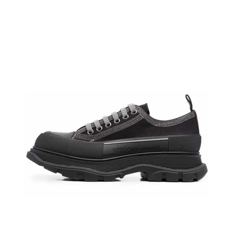 Alexander McQueen Tread Slick Ankle Length Martin Boot Men's Black-0