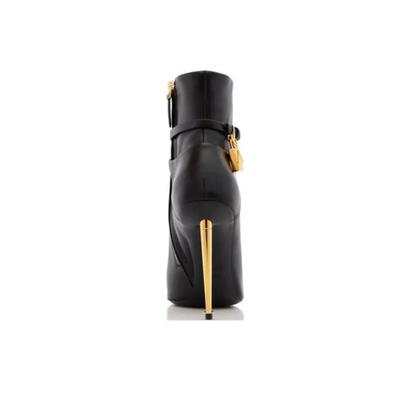 TOM FORD Ankle Boots 10.5cm Women's Black-4