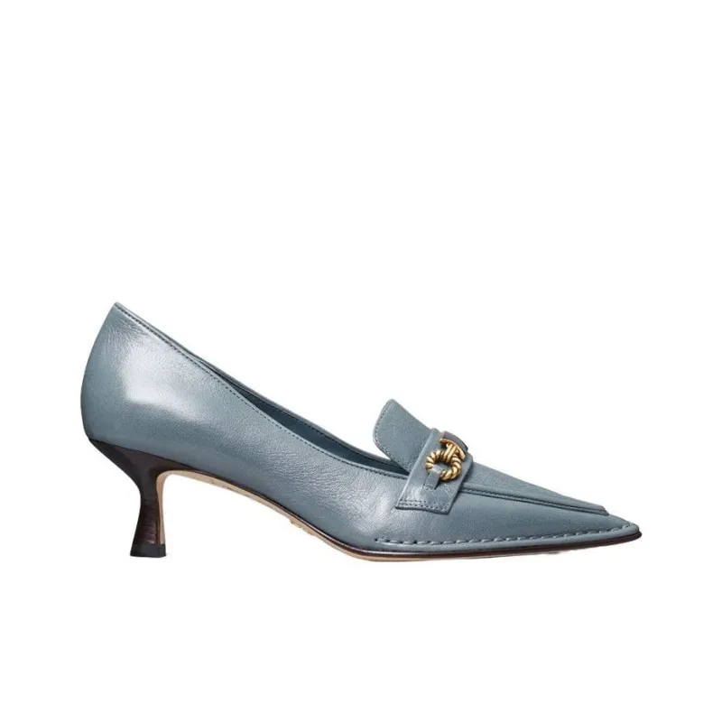 TORY BURCH Perrine Slim Heel High Heels 5.5cm Women's Blue-1