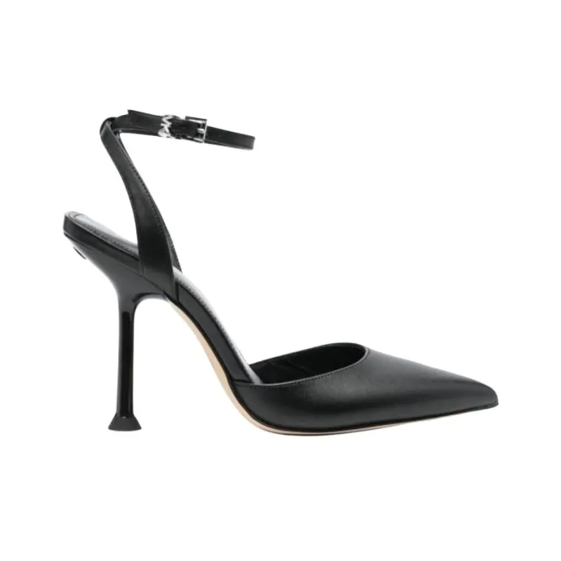 MICHAEL KORS Ankle Strap Pointed Toe Pumps-1