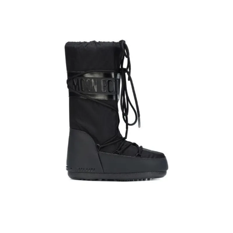 Moon Boot Classic Plus Crew Snow Boots Unisex Black-1