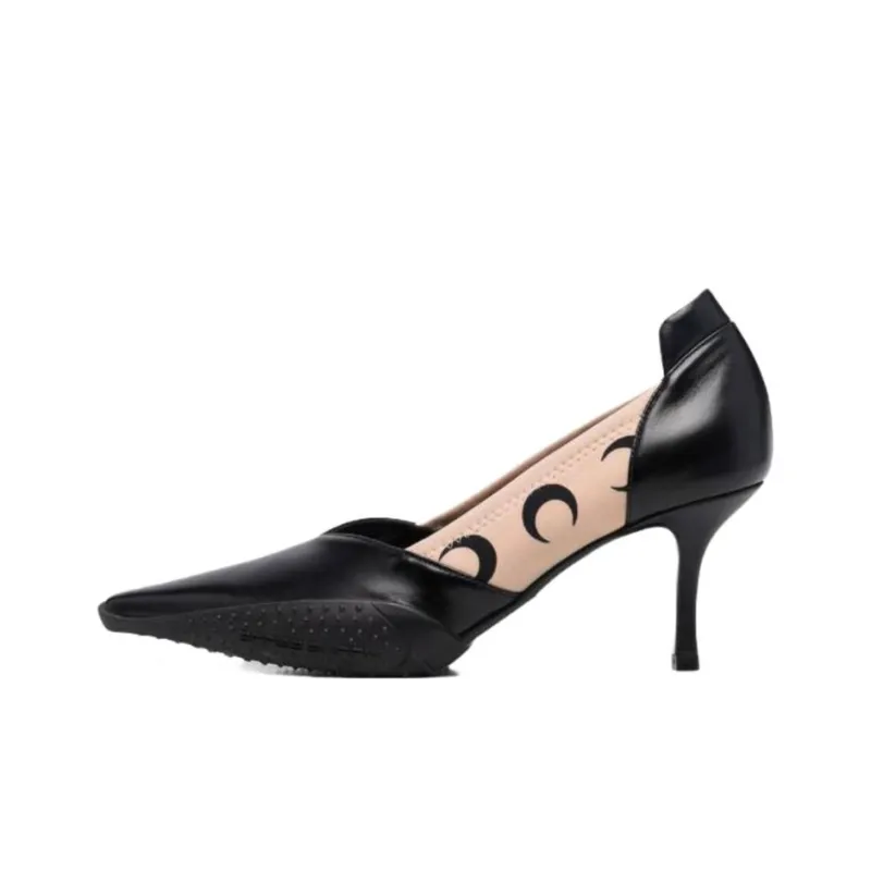 Marine Serre Slim Heel High Heels 7.5cm Women's Black-0